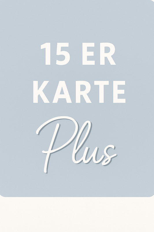 🔵 15er Karte – Plus