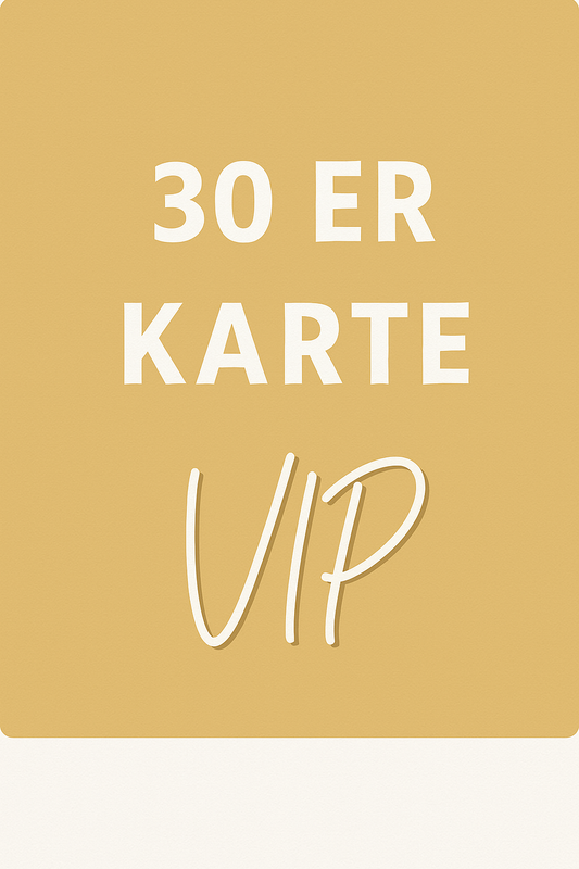 🟡 30er Karte – VIP